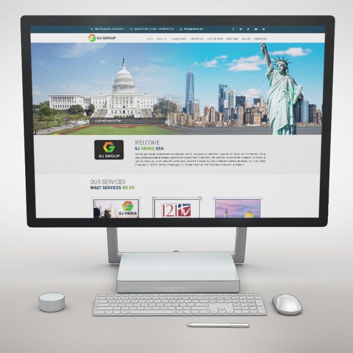 GJ Van Actions website designed and built by Magixs