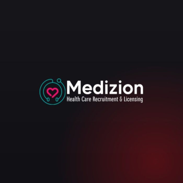 Medizion health care recruitment and licensing project by Magixs