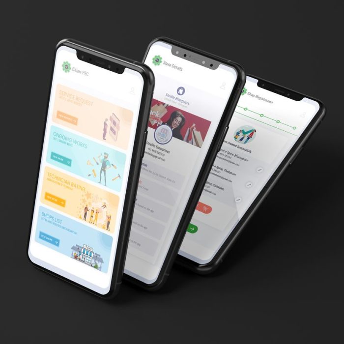 Baijos mobile app designed and built by Magixs