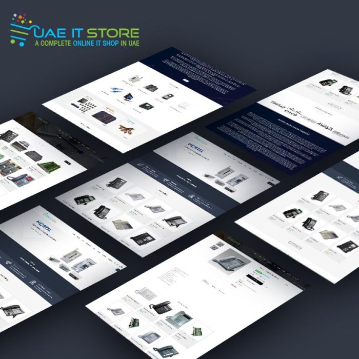 UAE IT Store e-commerce website designed and built by Magixs